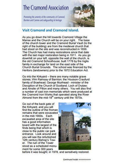 Visit Cramond and Cramond Island